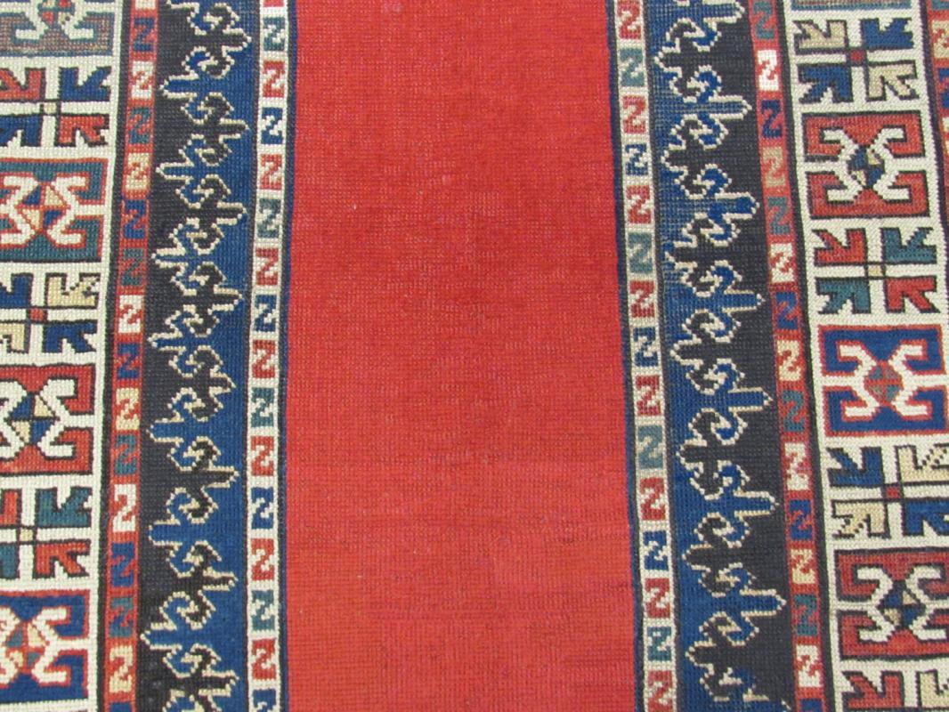 19th Century South Kazak Caucasian Rug -4344