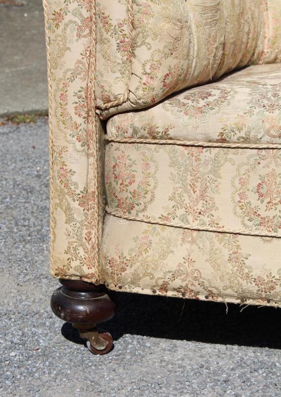 Lovely Worn Chesterfield Sofa