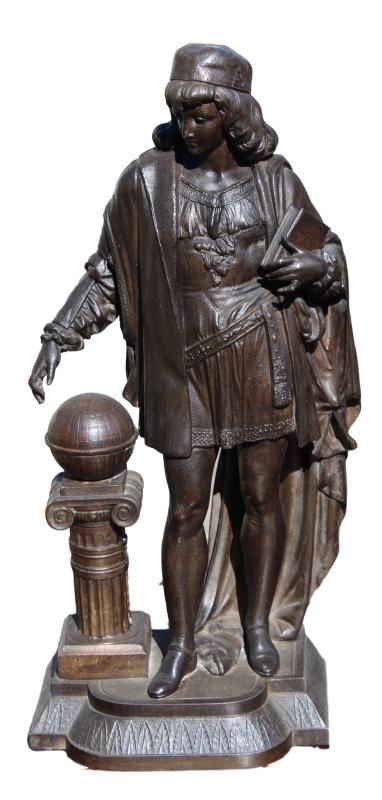 Pair of Victorian Spelter Figures