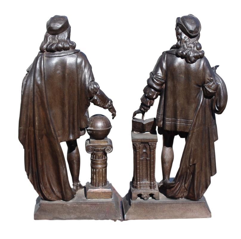Pair of Victorian Spelter Figures