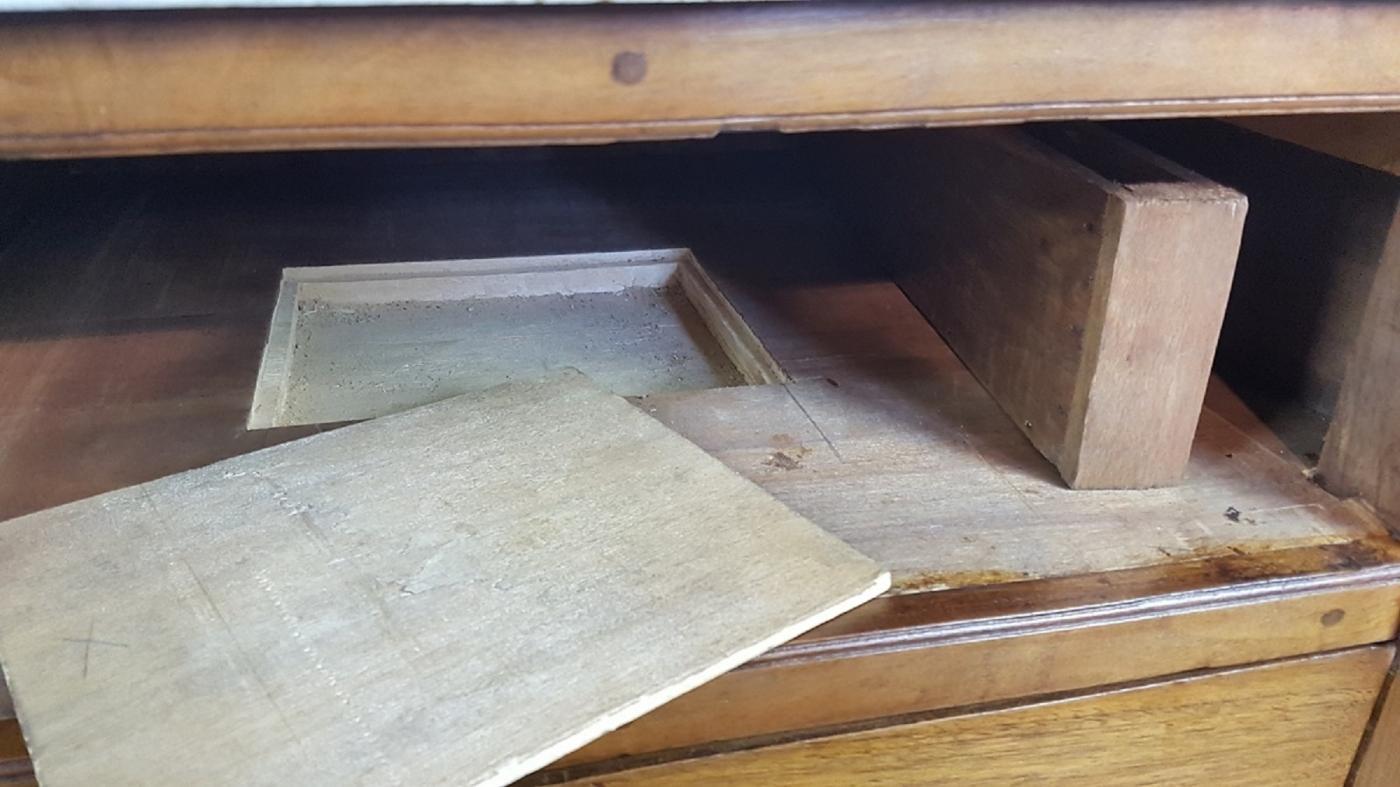 18th Century Italian Louis XVI Walnut with White Marble Chest of Drawers