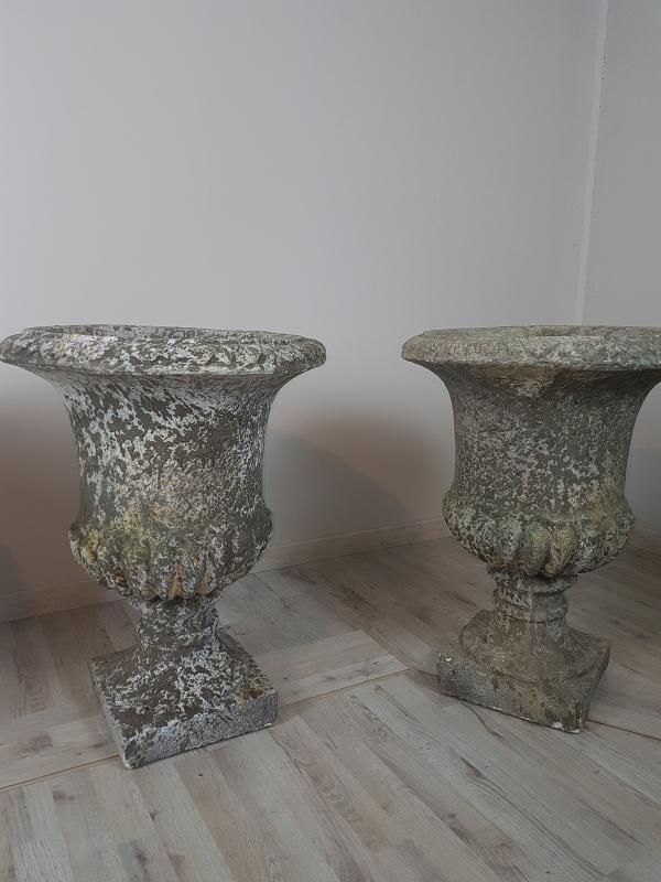 20th Century Italian Neoclassical Garden Pots Set, Garden Ornament