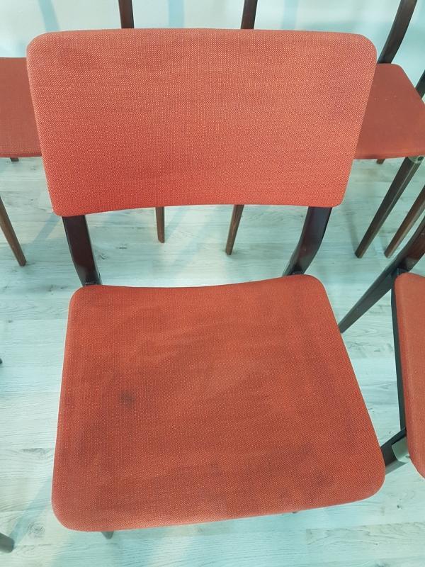 Rare Mid Century chair set by Eugenio Gerli for Tecno Milano