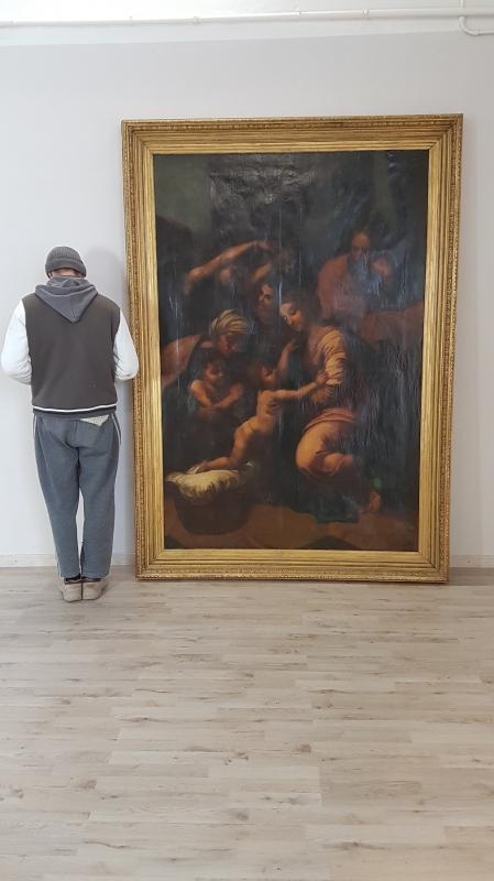 19th Century Léonce Ricau Oil on Canvas Painting