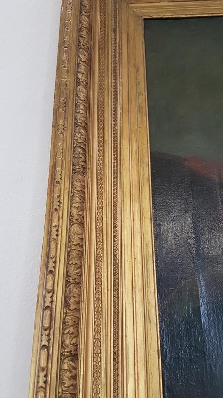 19th Century Léonce Ricau Oil on Canvas Painting