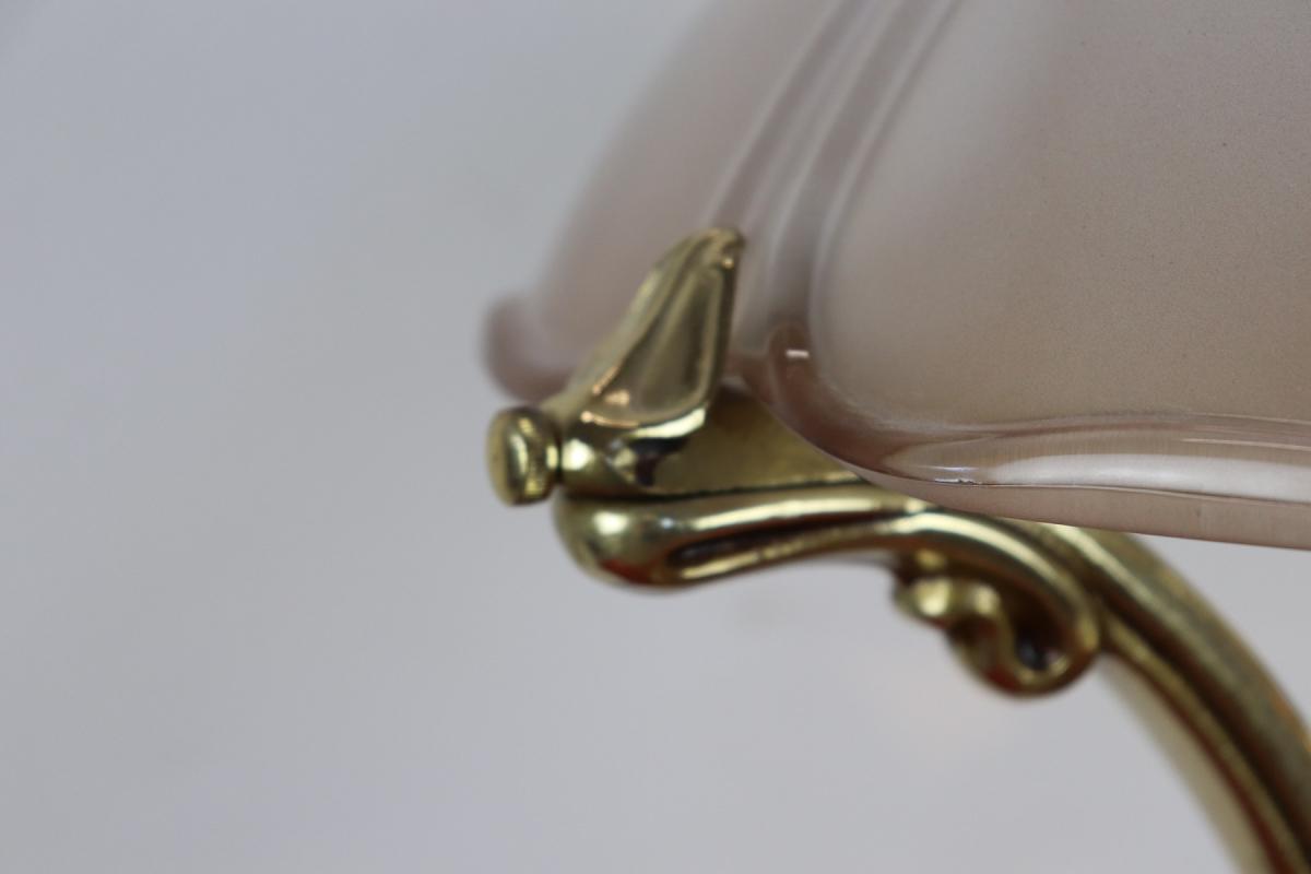 20th Century Art Nouveau Style Table Lamp in Golden Bronze