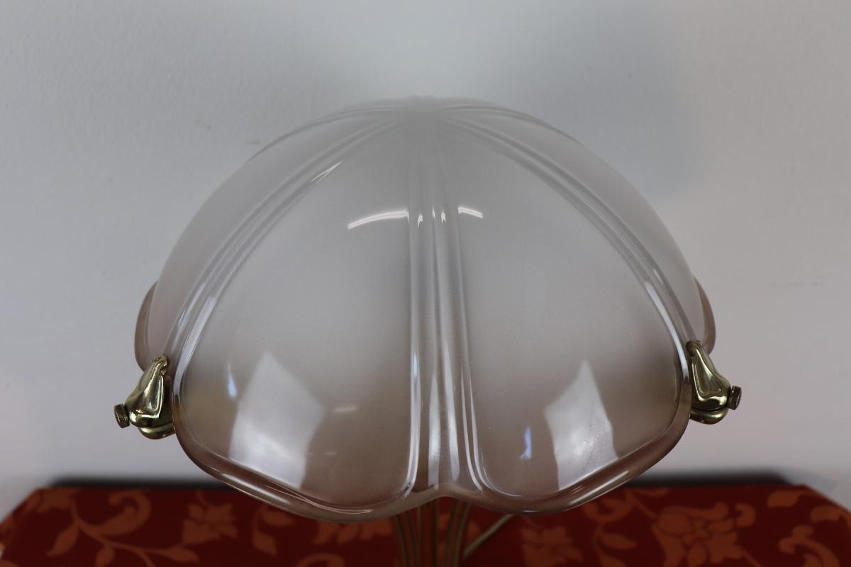 20th Century Art Nouveau Style Table Lamp in Golden Bronze