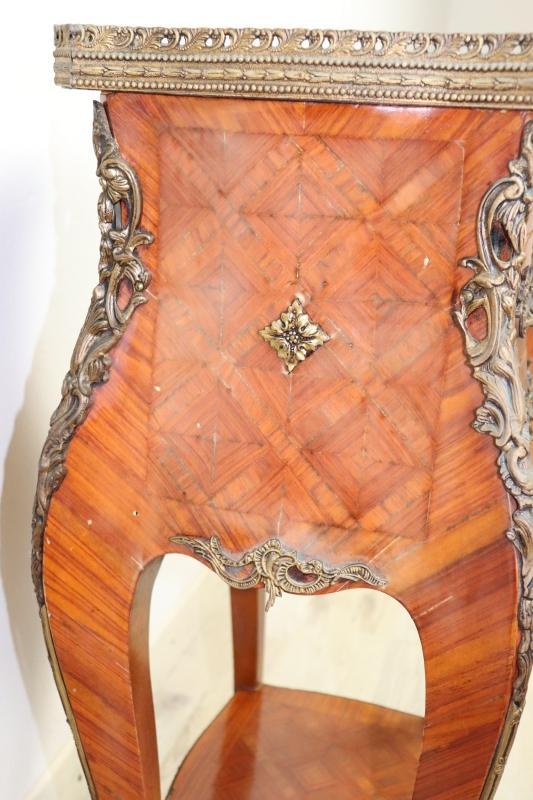20th Century French Louis XV Style Bois De Rose Side Table or Nightstand