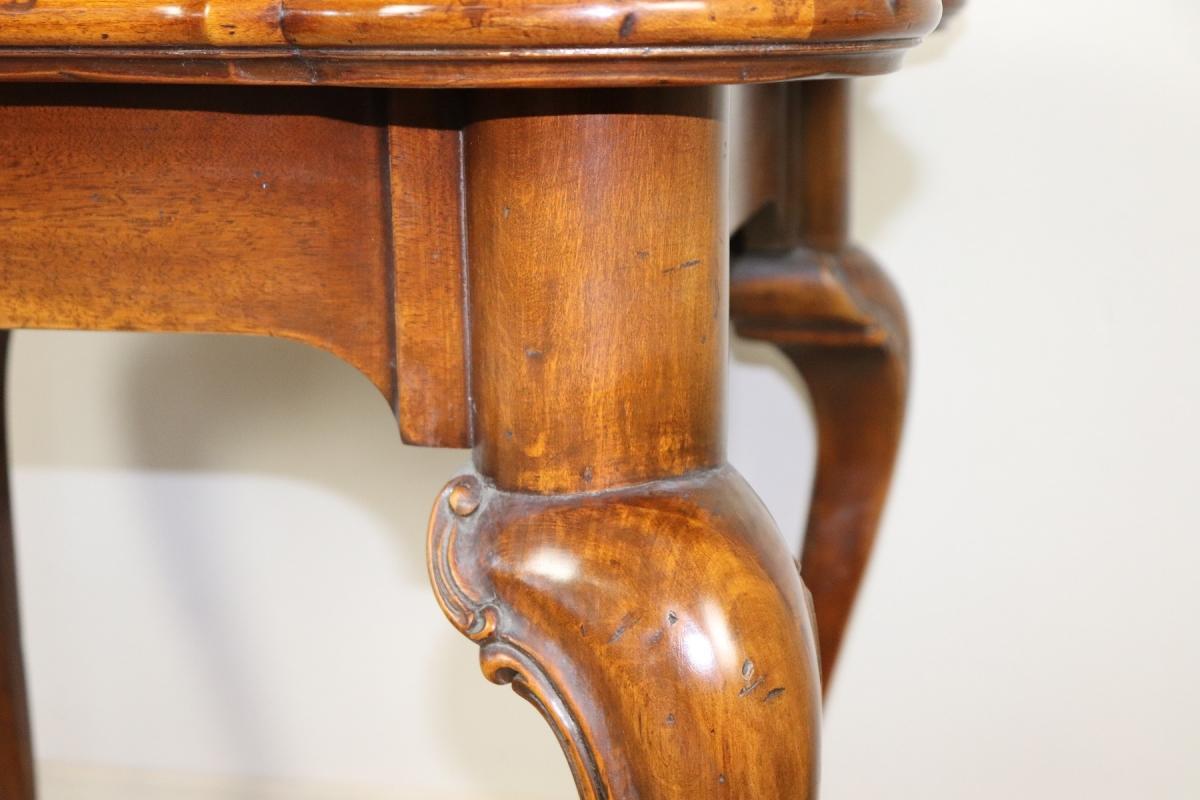 20th Century Chippendale Style Walnut Game Table for Cards and Chess