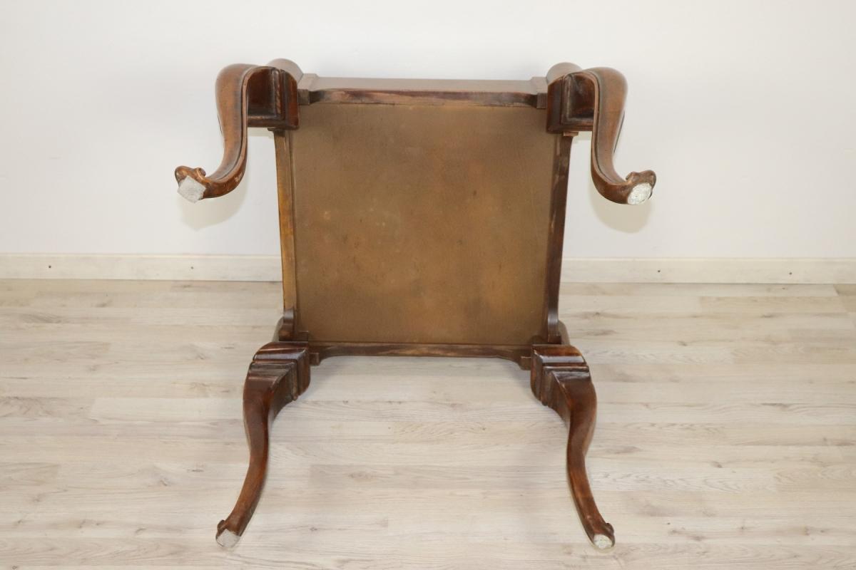 20th Century Chippendale Style Walnut Game Table for Cards and Chess