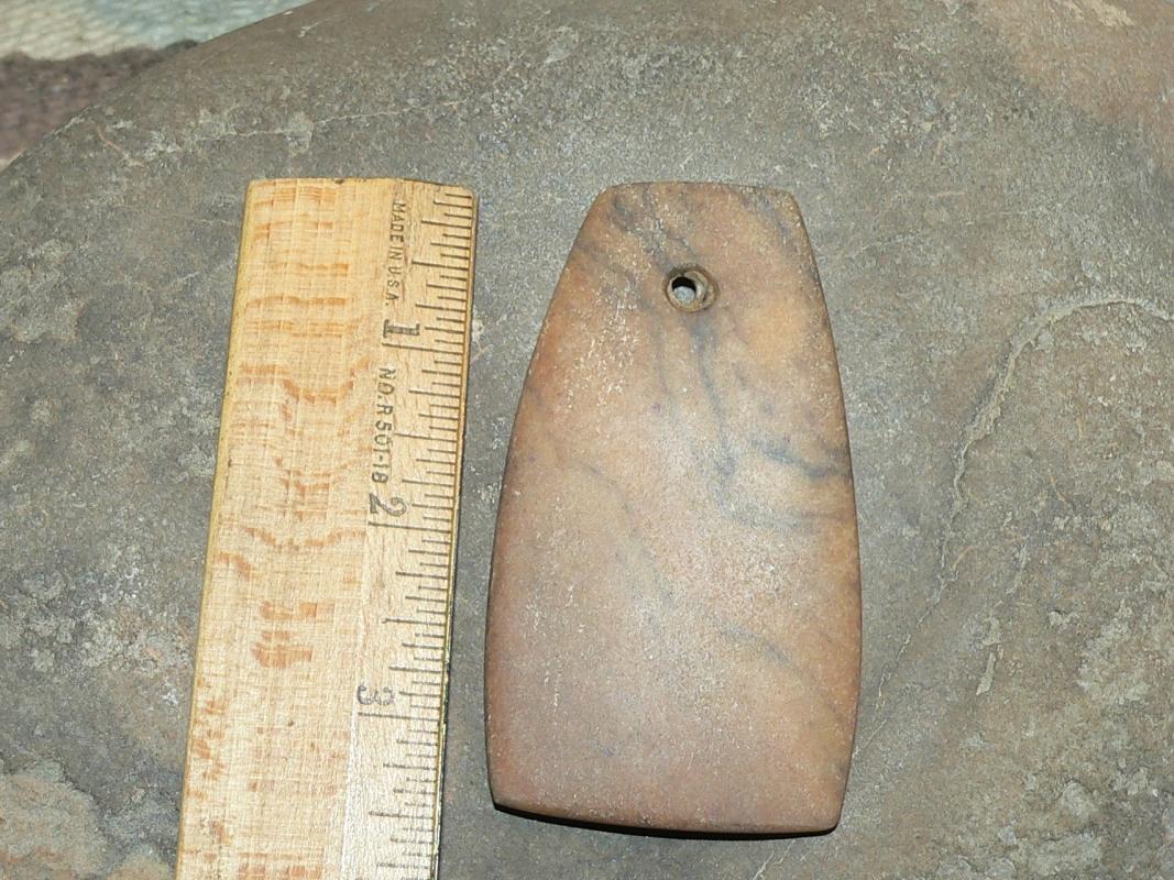 Virgin Anasazi Trapazoidal Quartzite Pendant