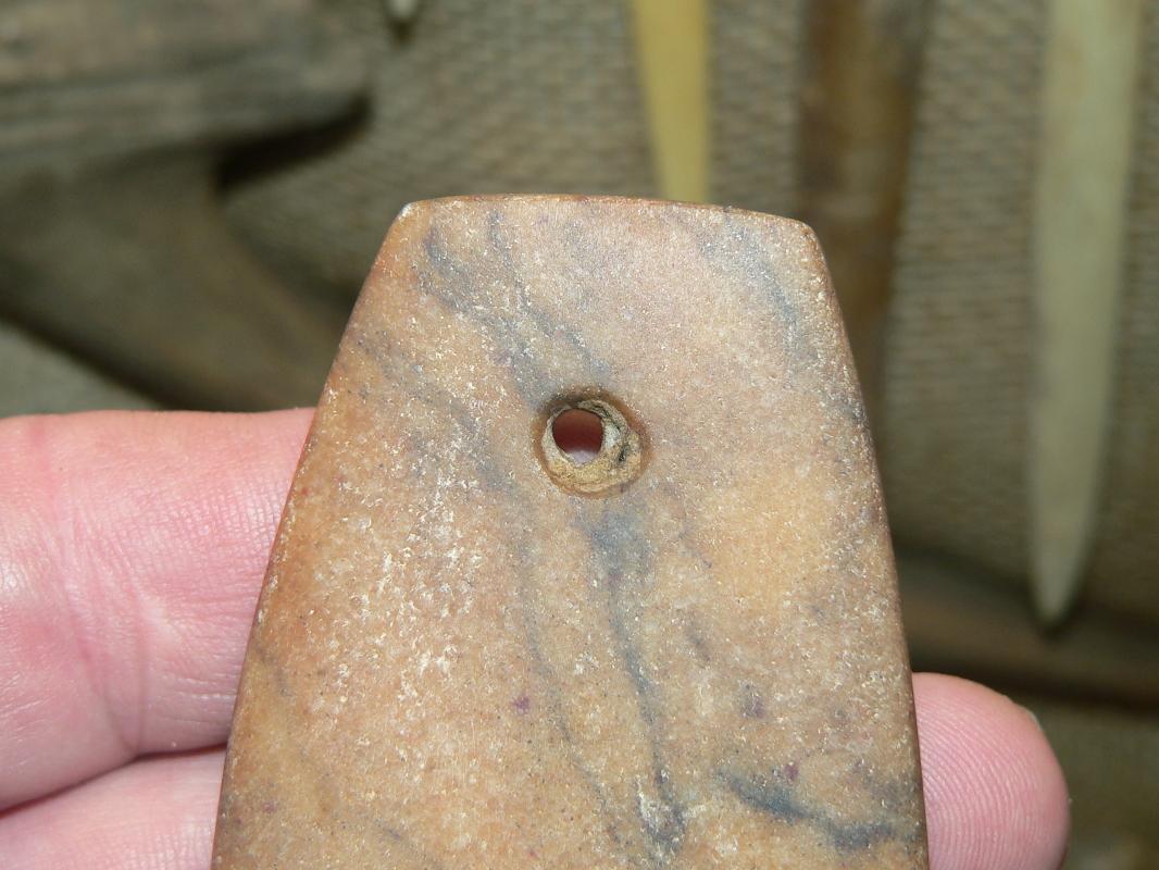 Virgin Anasazi Trapazoidal Quartzite Pendant