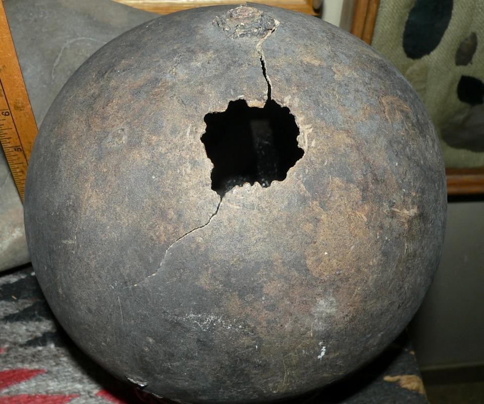 Hohokam Water Container made from a Gourd Squash