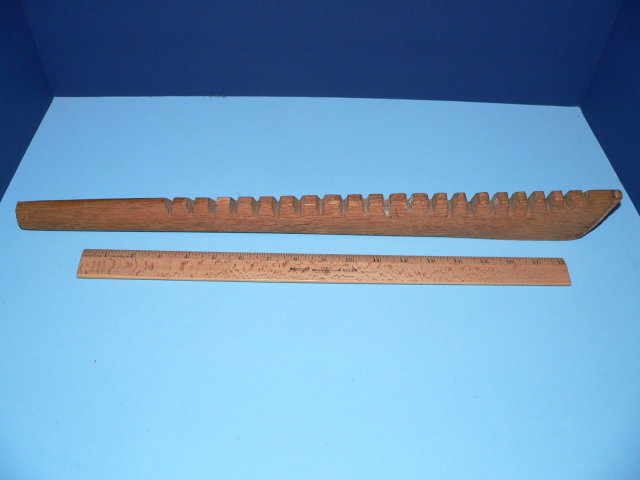 Ute Oak Wood Bear Dance Rasp