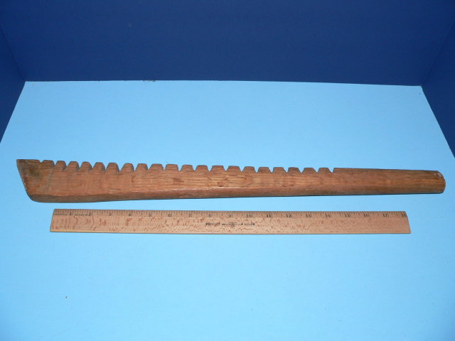 Ute Oak Wood Bear Dance Rasp