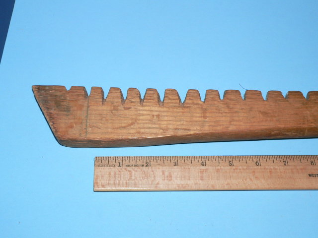 Ute Oak Wood Bear Dance Rasp