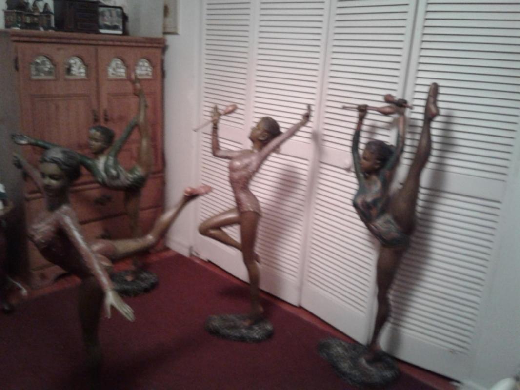 Bronze Workout Acrobatic Girls