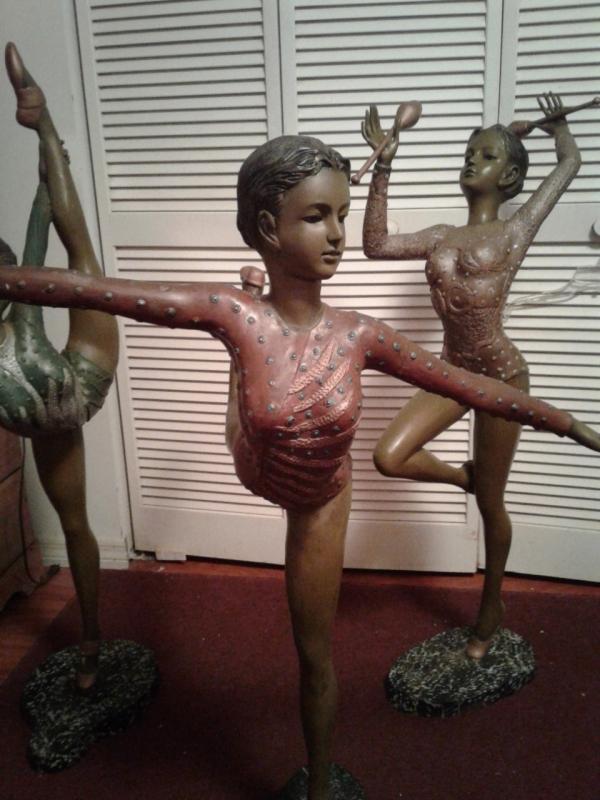 Bronze Workout Acrobatic Girls