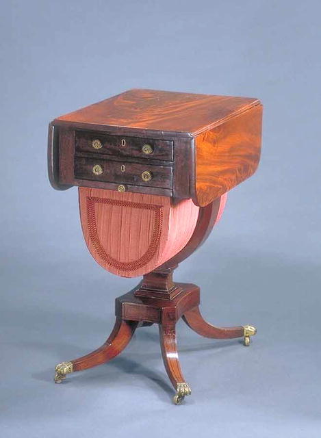 Table, Sewing, Mahogany, English Regency, c.1820