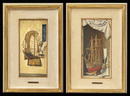 Paintings, Oil on Wood Panel,A pair, Ships by Walter Benoldi