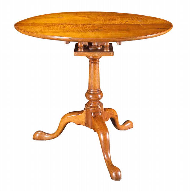Table, Tilt Top, Walnut, Delaware Valley, c.1760-1780