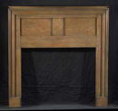2000/880 Maryland Pine two panel mantel. C. 1815-1830