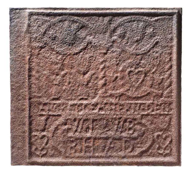 Fireback, c.1750 American, Stove Plate