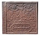 Fireback, c.1750 American, Stove Plate