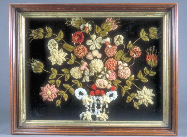 Table, Coffee, American, Yarnwork, 19th c.