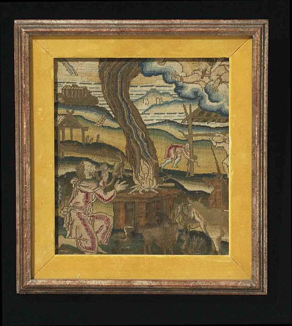 Needlework, Framed, 16th or 17th Century