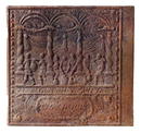 Fireback, Cast Iron German 18th century