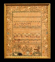 Sampler, American c.1781
