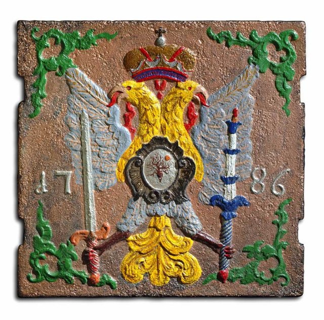 Fireback, 18th C. Continental