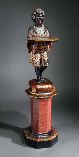 Statue, Blackamoor, Italian 19th C.