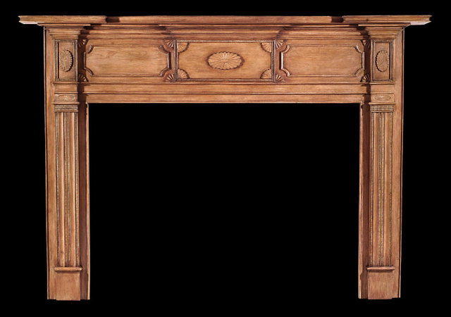 2004/992 Hudson Valley Neoclassic Fan Mantel c.1800-1815