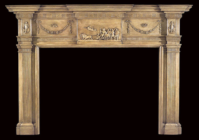 2006/1032 Philadelphia Compositon Mantel c.1805-1820