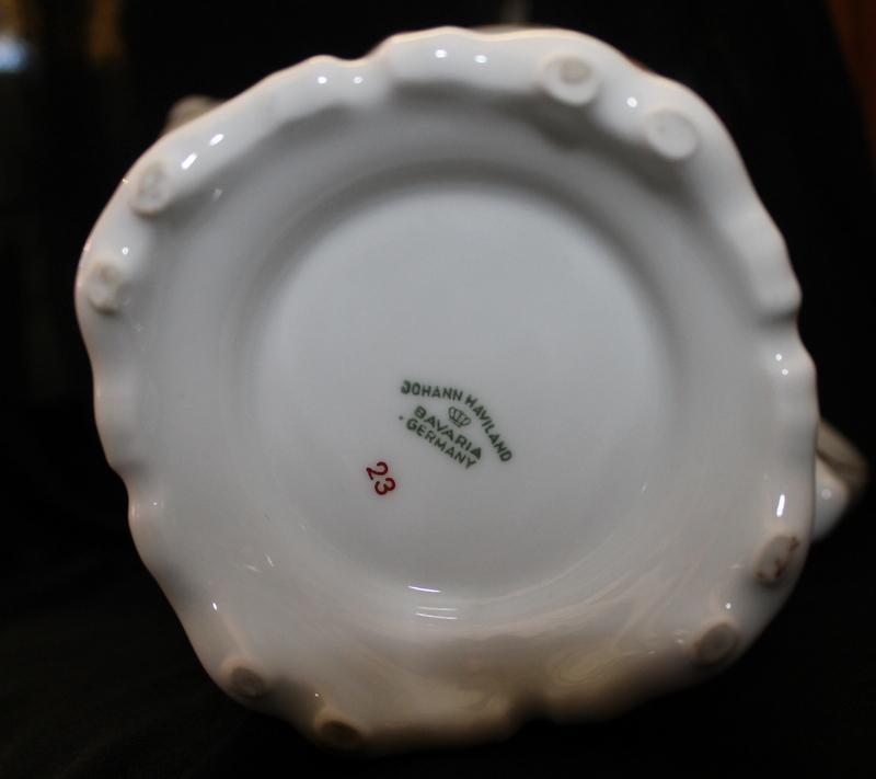 Haviland Chocolate or Tea Pot Moss Rose Pattern