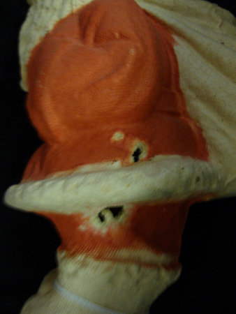Santa with Bag paper machie