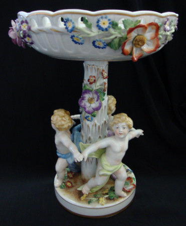 Von Schierholz Cherub Porclain Compote