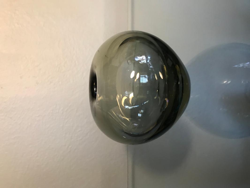 1957 Mid Century Classic Per Lutken’s Rondo Bubble Vase From Holmgaard - Signed