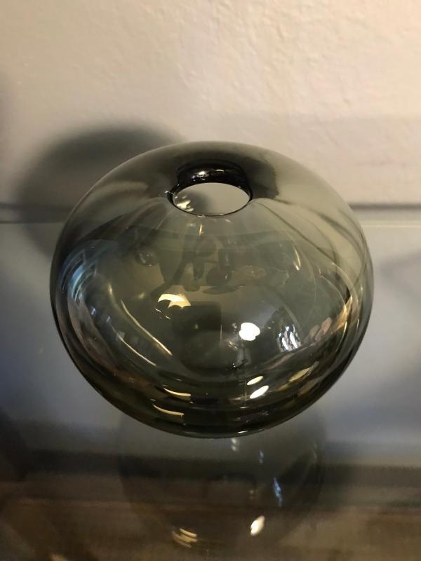 1957 Mid Century Classic Per Lutken’s Rondo Bubble Vase From Holmgaard - Signed