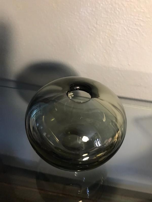 1957 Mid Century Classic Per Lutken’s Rondo Bubble Vase From Holmgaard - Signed