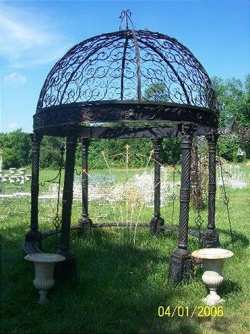 Black Cast Iron Gazebo