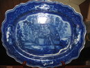 Platter Flow Blue Iron Stone