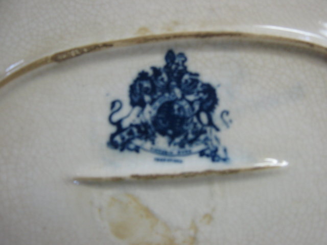 Platter Flow Blue Iron Stone