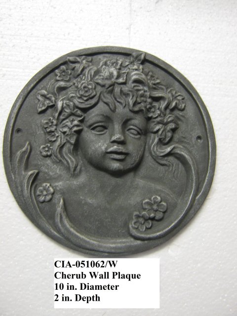 Cherub Wall Decoration- Round