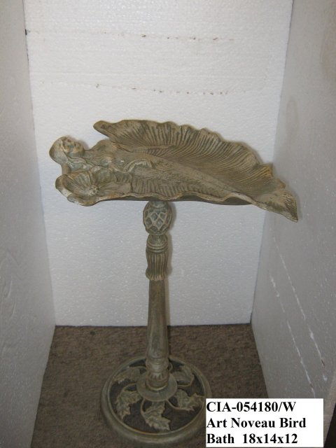 Art Noveau Bird Bath