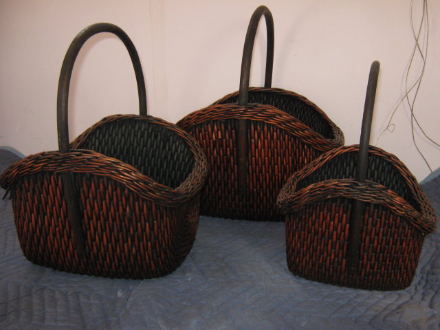 Baskets Wicker Set of 3
