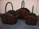 Baskets Wicker Set of 3