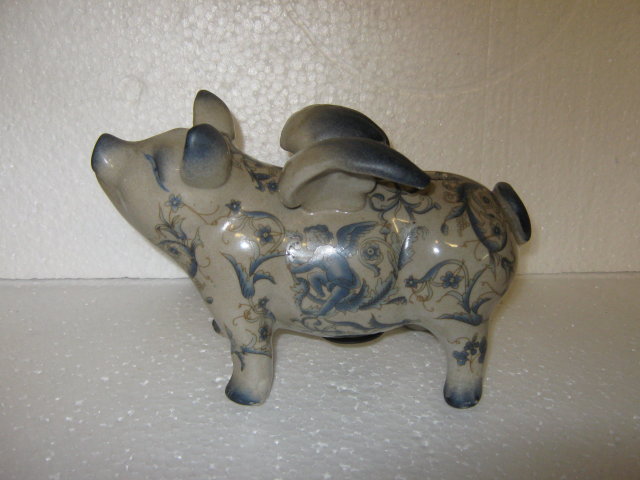 Flying Piggy Bank Porcelain- Small